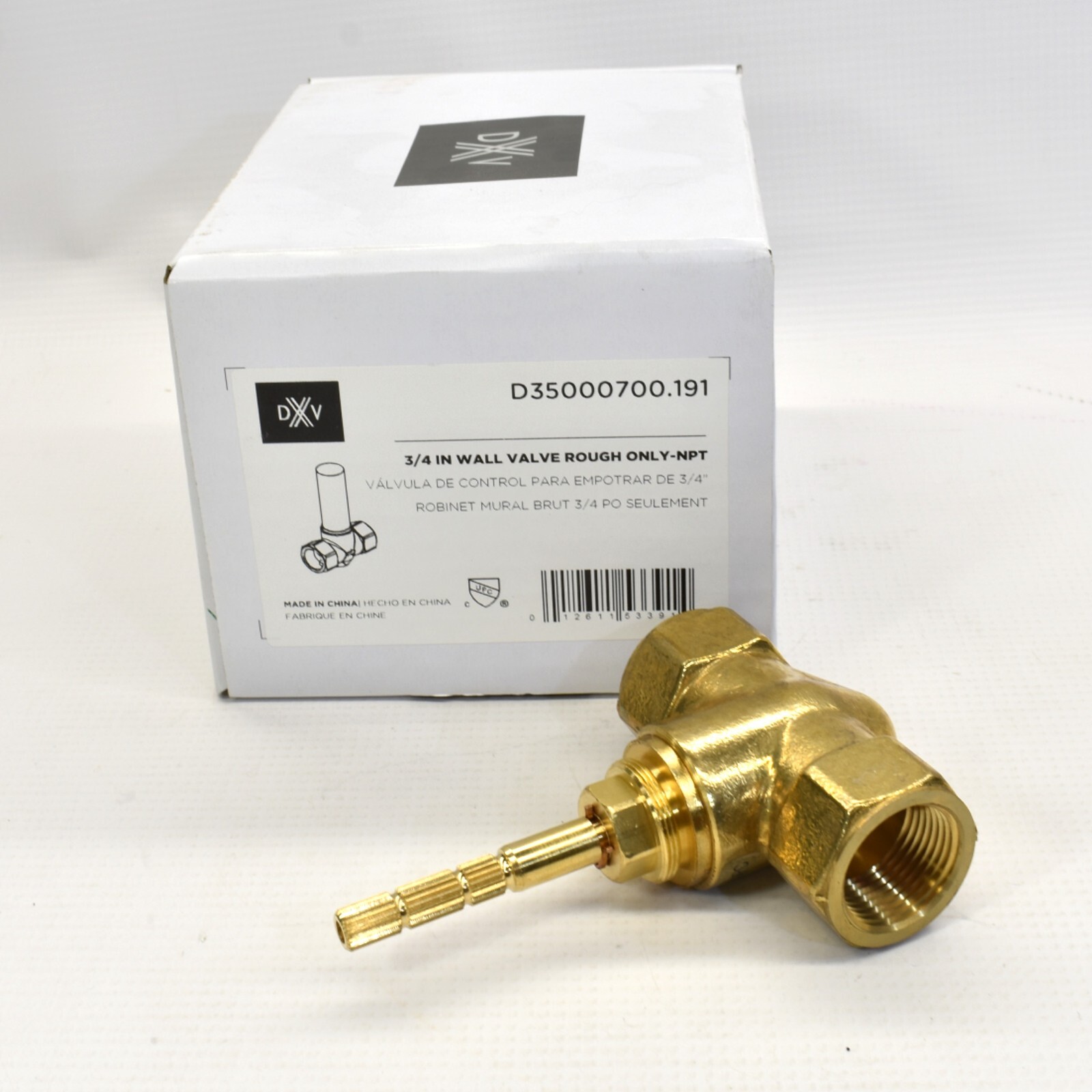 DXV 3/4" In Wall Rough In Valve NPT D35000700.191