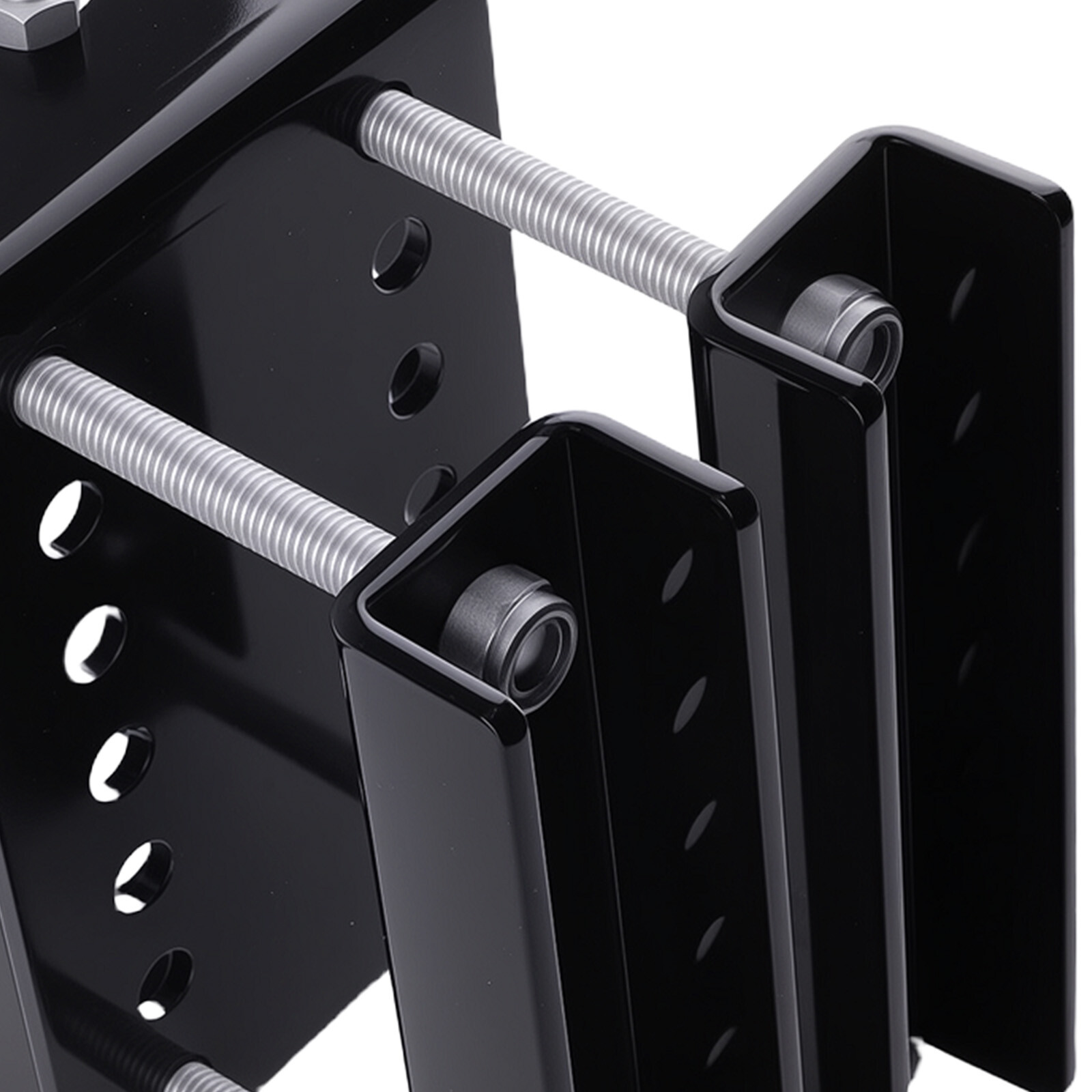 Side Mount Trailer Jack Bracket Kit Steel 3-Bolt Pattern A-Frame Design