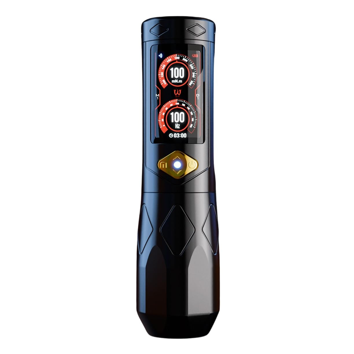Ava GTR Direct Drive Adjustable Stroke Tattoo Pen in Black - 2.5mm to 4.5mm
