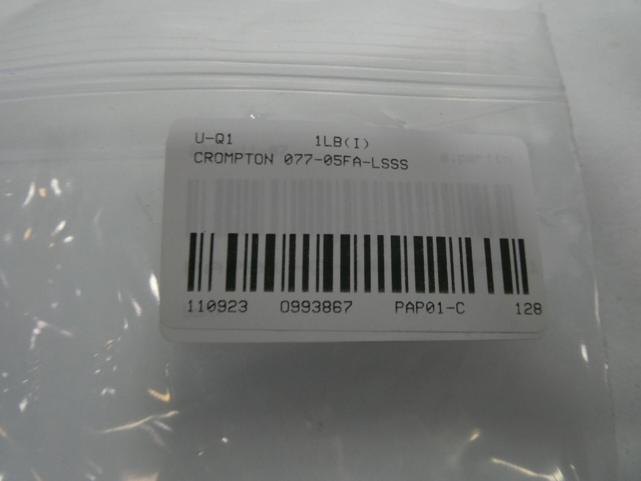 Crompton 077-05FA-LSSS Ammeter 0-1000a Amp