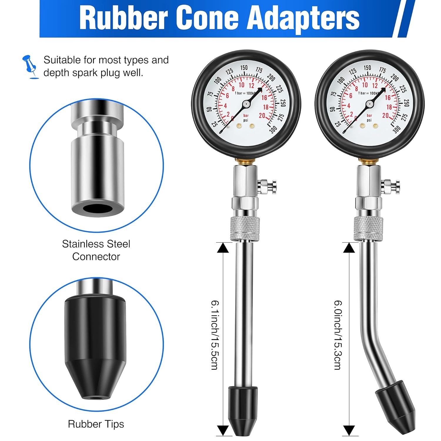 Automotive Engine Compression Tester Set - 9 Essentials for Accurate Diagnostics
