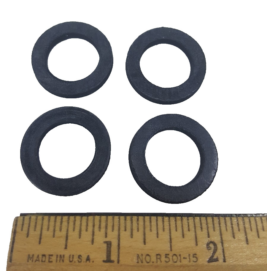 Pkg/4, 5/8" x 1/8" EPDM Water Meter Gasket, for 5/8" x 1/2" (5/8") meter