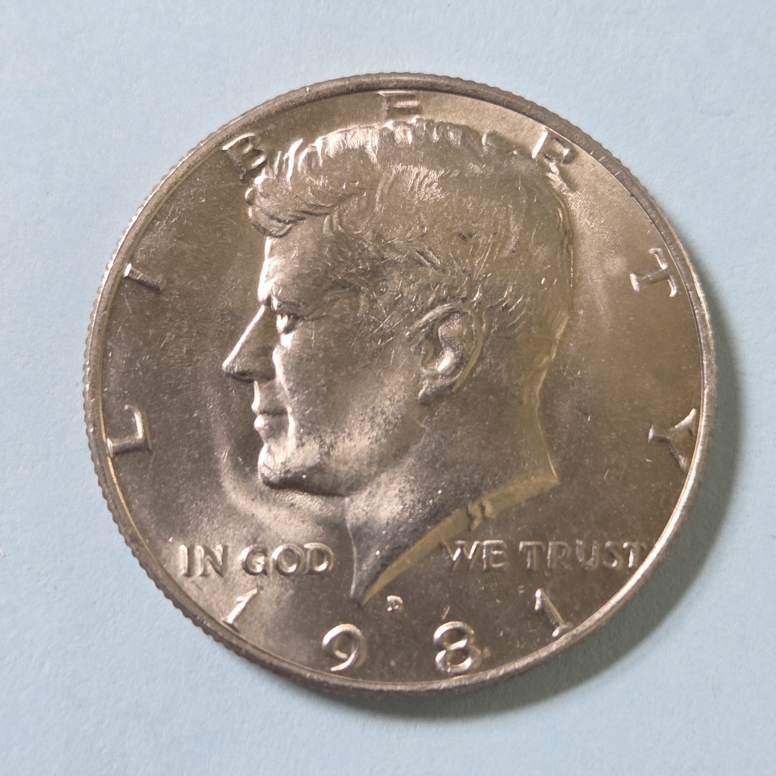 1981 D Kennedy Half Dollar 50 Cent USA Coin