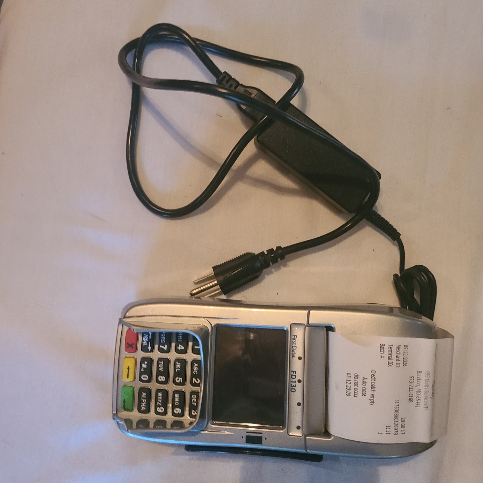 First Data FD130 credit card terminal
