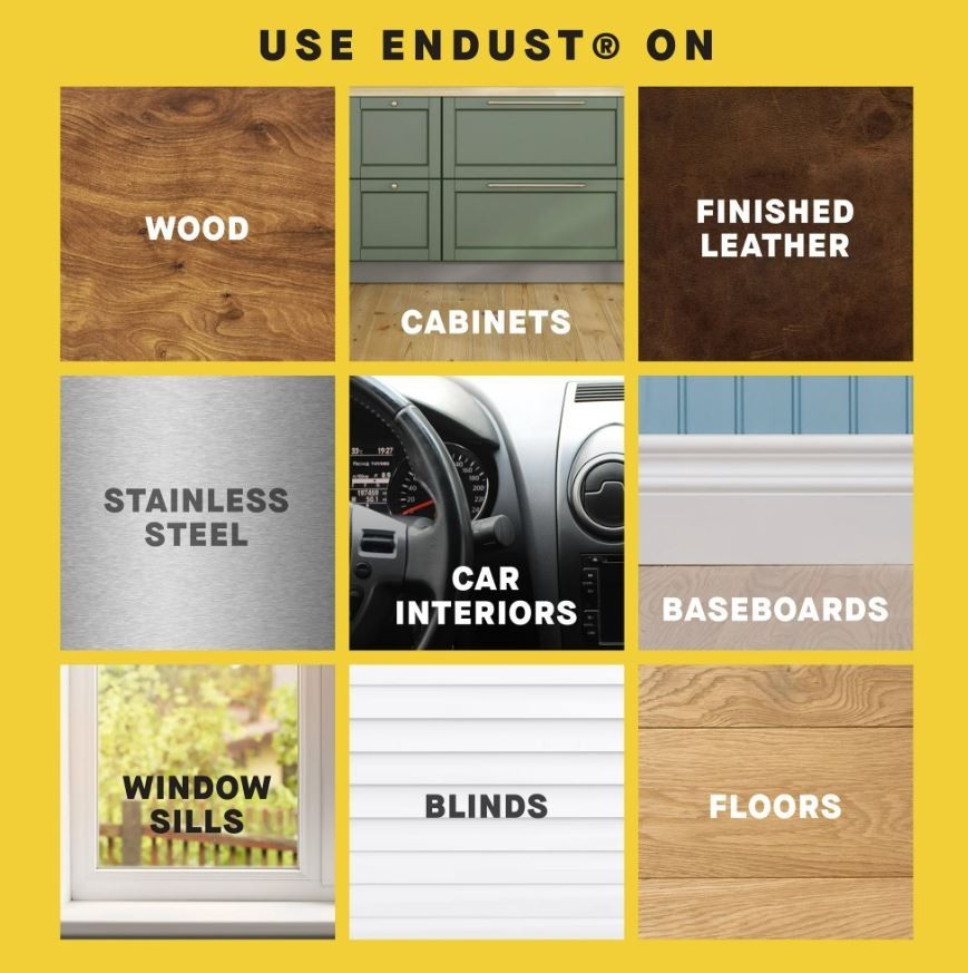 Endust® Multi-Surface Dusting and Cleaning Spray, Lemon Zest, Aerosol, 12.5 oz.
