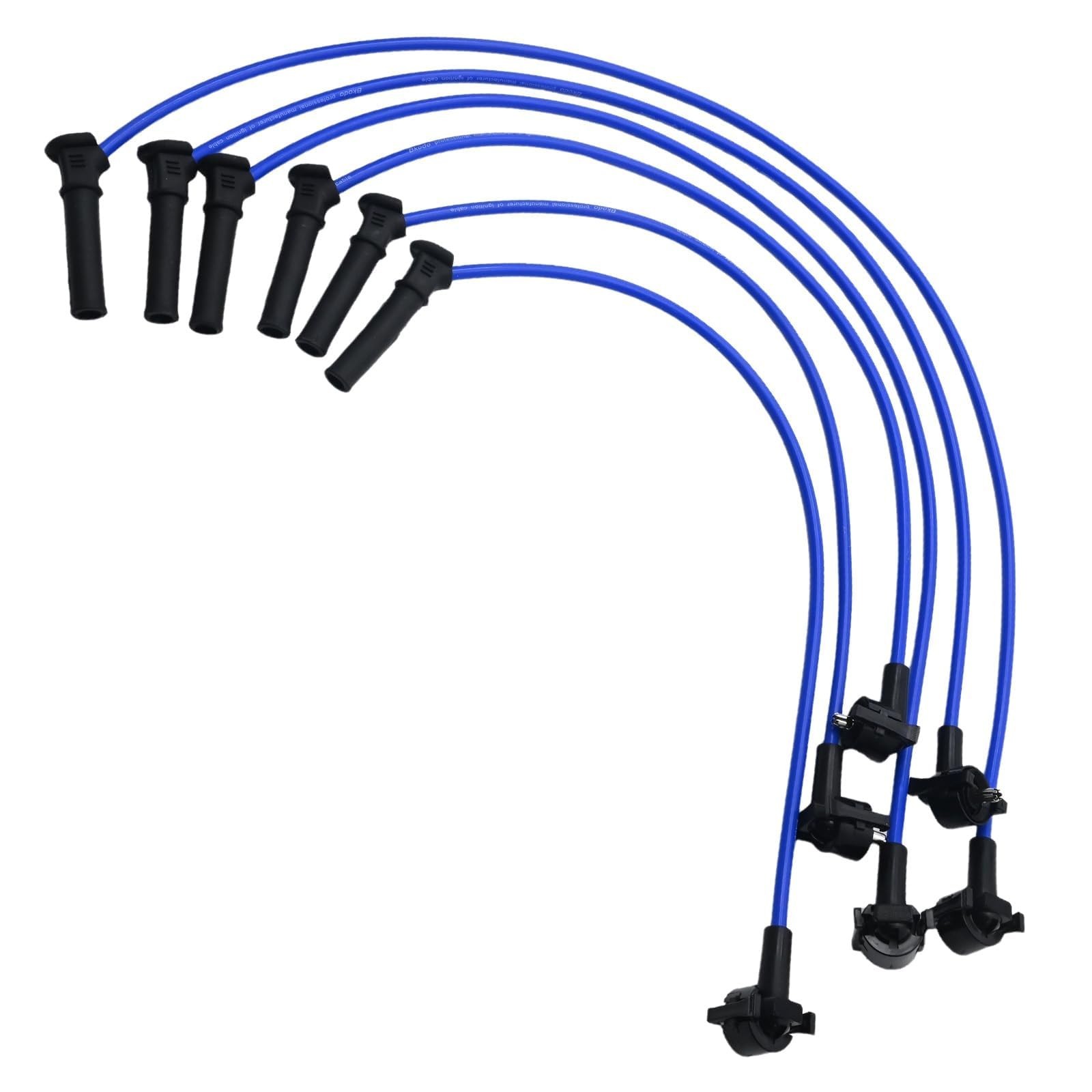6Pcs 8mm Spark Plug Wire Set Ignition Wires Replacement for Ford Explorer 2005-2