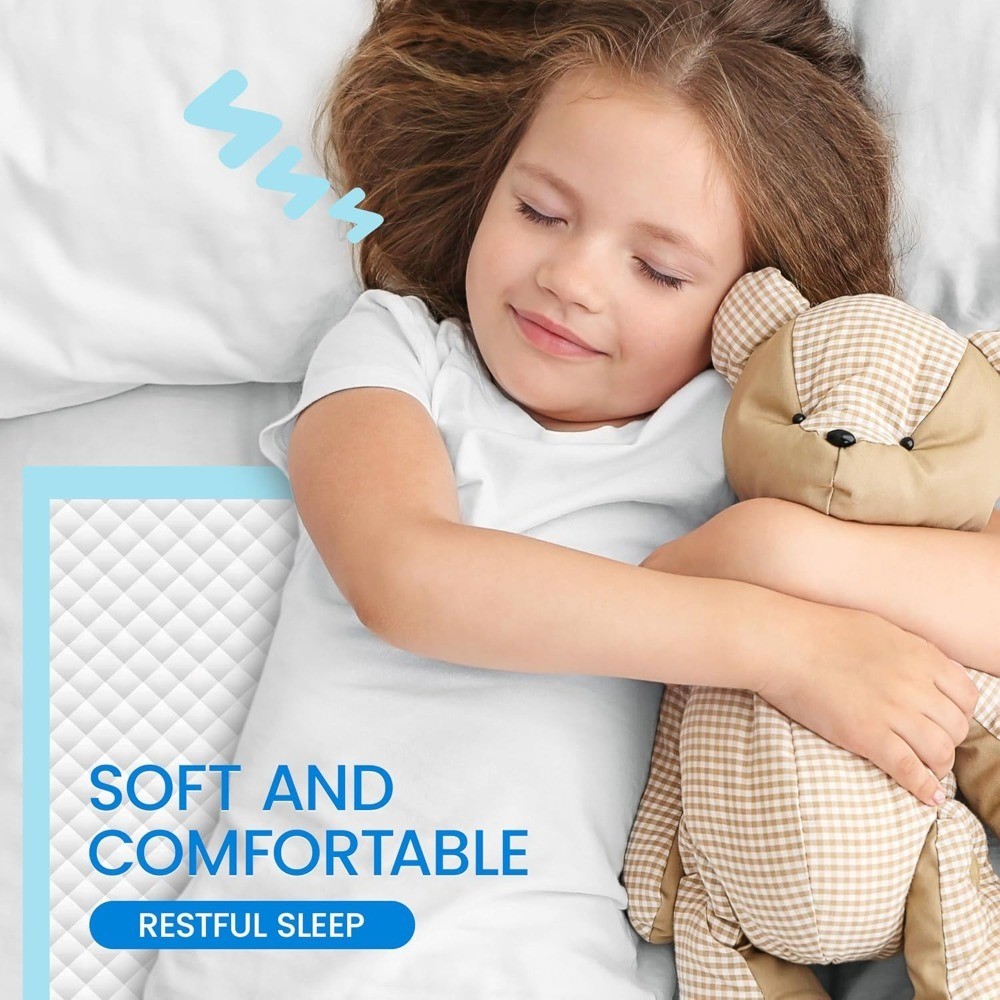 Super Absorbent 6-Layer Disposable Underpads 30x36 Inch, Extra Large Leakproof