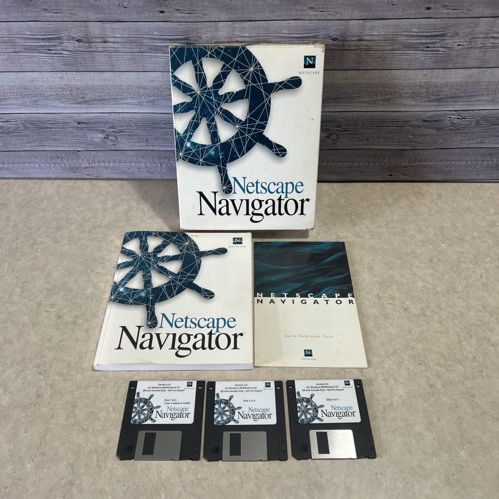 Vintage Netscape Navigator For Windows NT/Windows 95