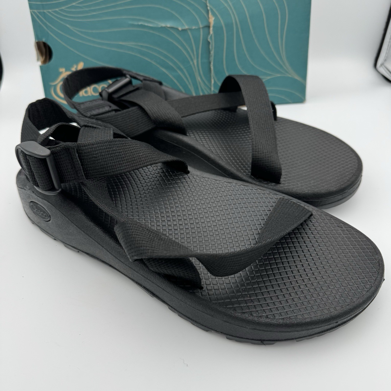 Chaco Men's Zcloud Sandal, Solid Black, 11