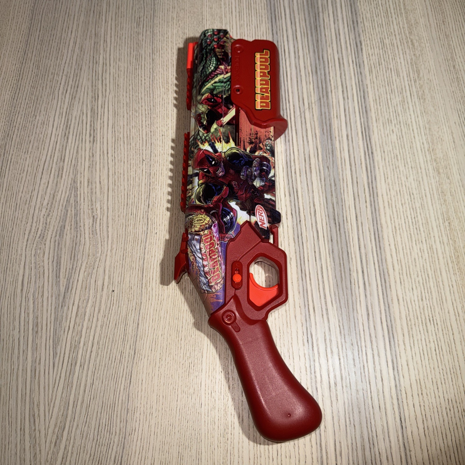 Nerf Rival Deadpool Blaster Marvel Pump Action Breech Load Special Edition Toy