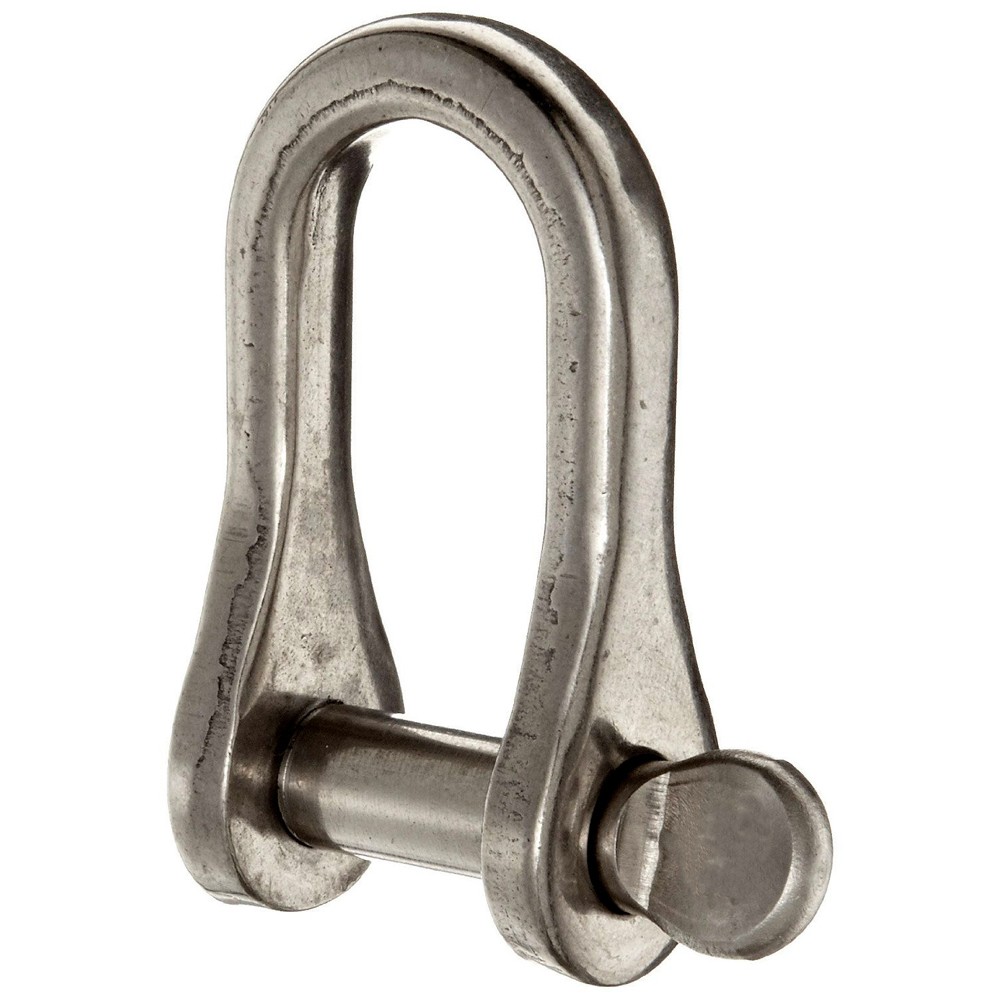 Ronstan RF617 Standard Dee Shackle 6.4mm (1/4") Pin 316 Stainless Steel Marine