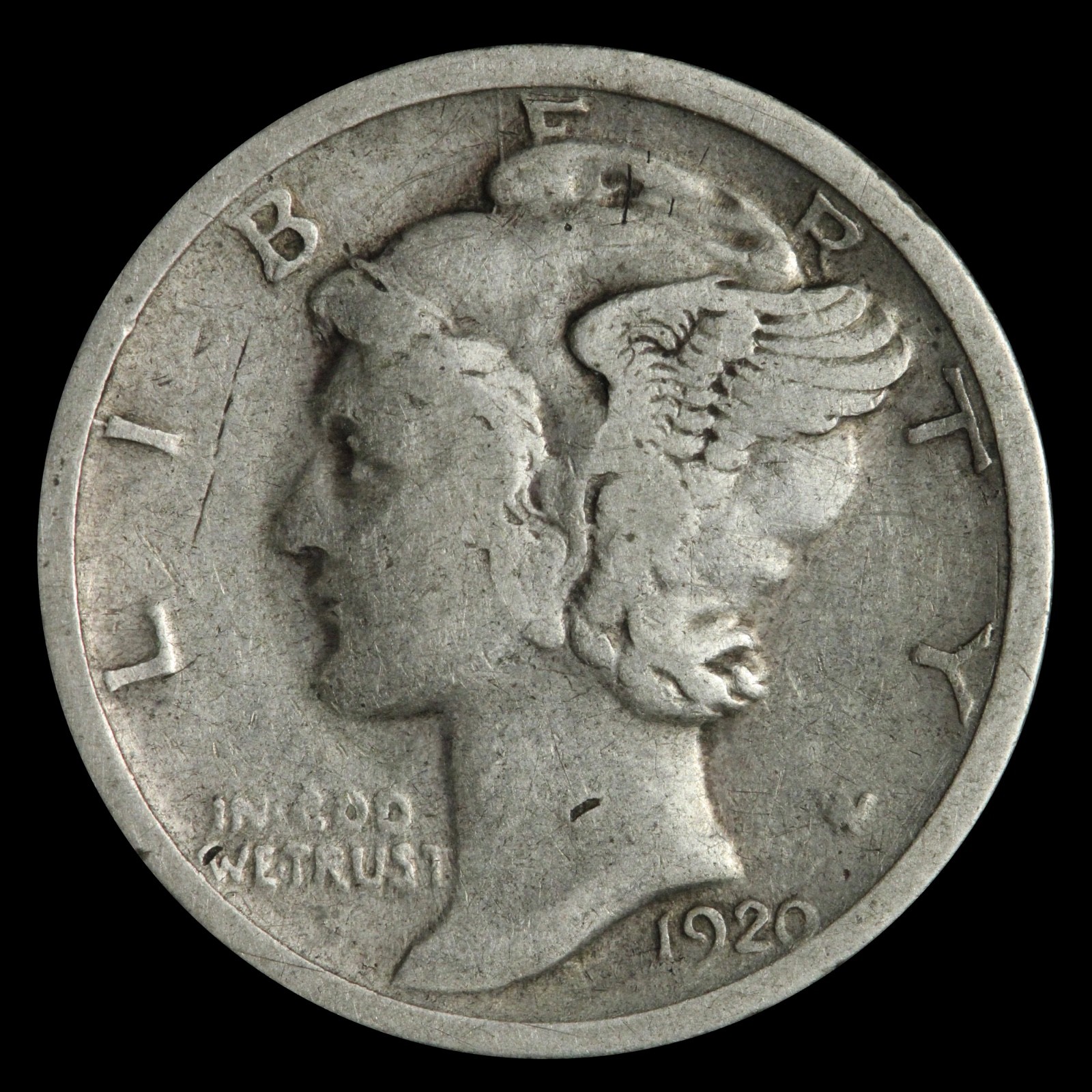 VF 1920-S Mercury Dime *JIAO*