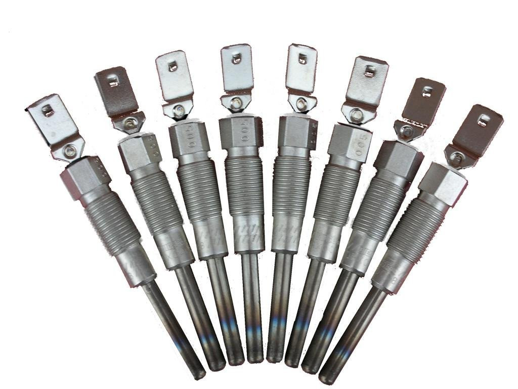 8 PCS FORD DIESEL GLOWPLUG SET GLOW PLUGS 6.9L 6.9 1983-1987 F350 F250 GLOW PLUG