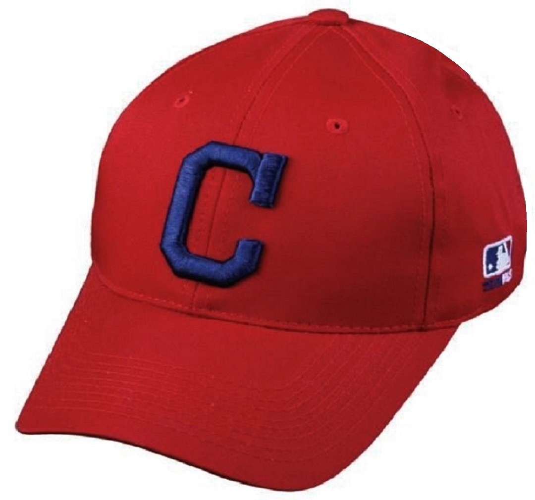 Cleveland Indians MLB OC Sports YOUTH Adjustable Red Structured Hat Cap C Logo
