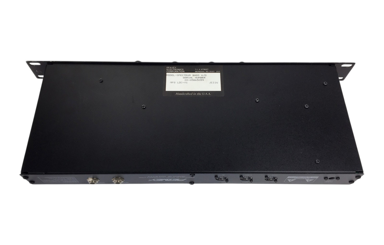 PEAVEY SPECTRUM BASS Digital Phase Modulation Synthesizer Sound Module Rack