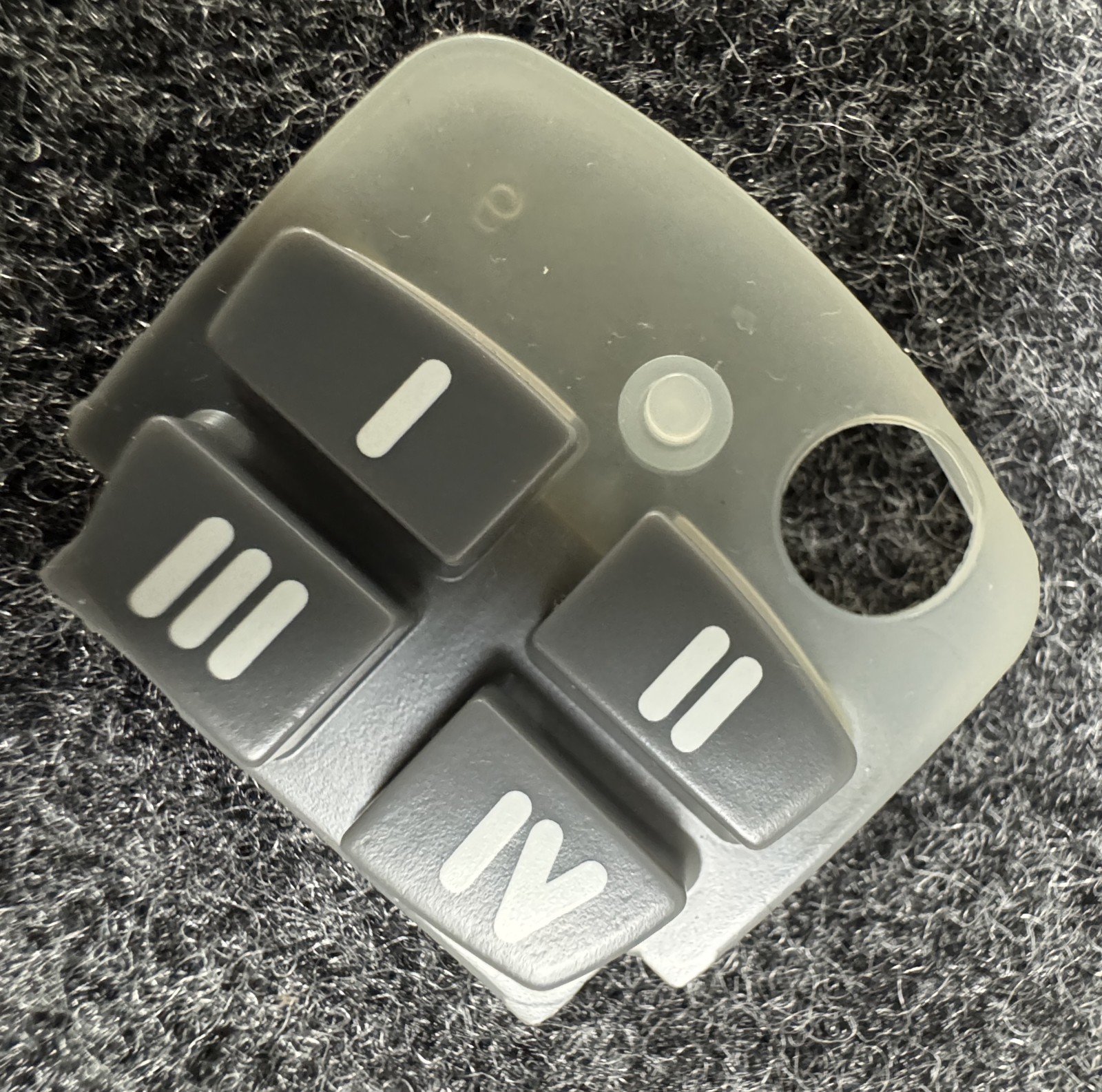 PYTHON EZSDEI475 476P 476T 4 BUTTON REPLACEMENT KEYPAD BUTTONS/ORIGINAL DIRECTED