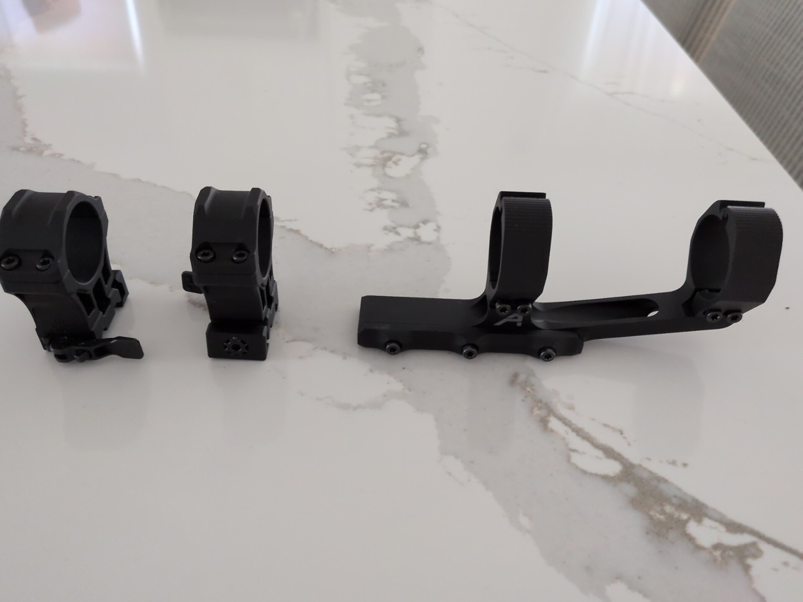Aero Ultra Light Scope Mount Plus UTG QD Scope Rings 30mm