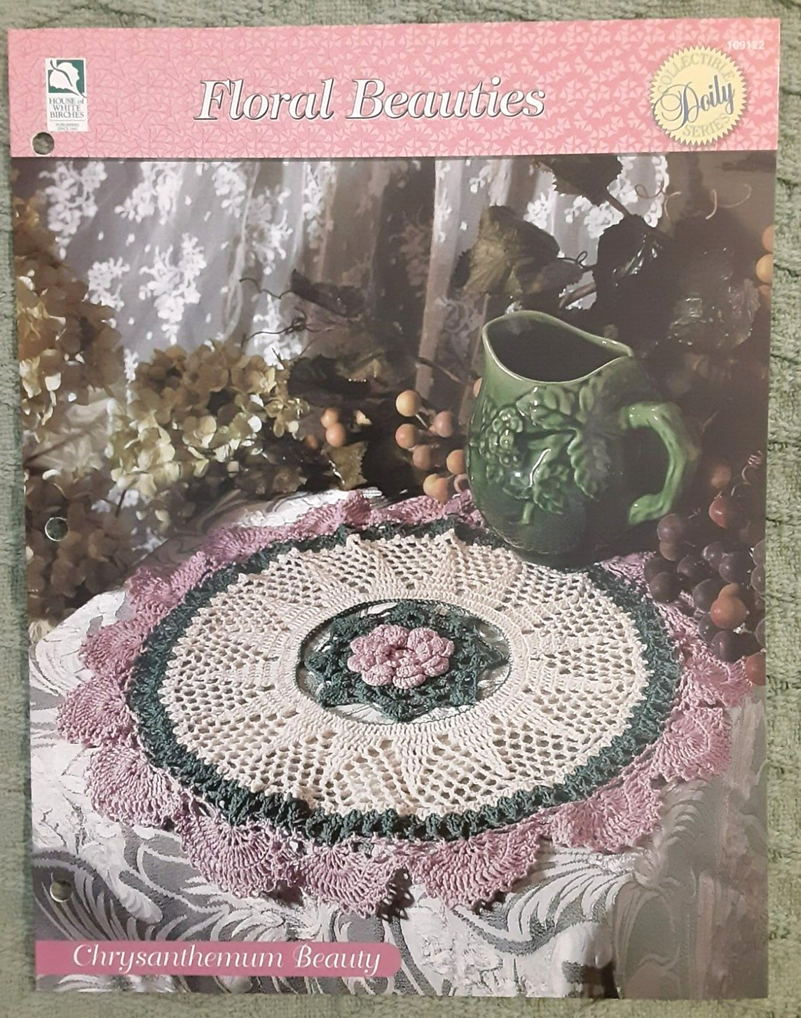 House of White Birches Doily Crochet Instruction Pattern CHRYSANTHEMUM BEAUTY