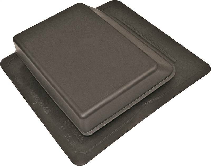 CANPLAS Duraflo 6065BL Slantback Roof Vent, Black TYPE B VENTILATOR 3957321