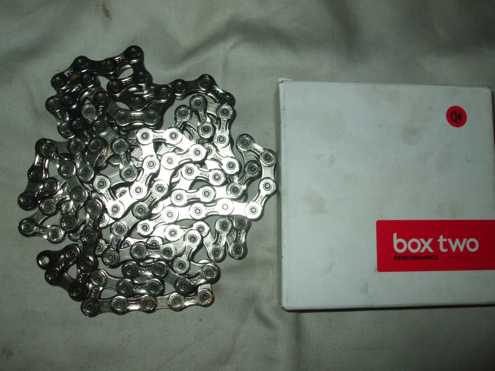 BOX Two, Prime 9 Chain, Nickel, 114 Links, Silver