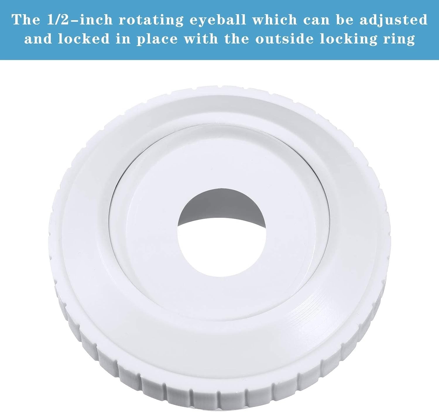 Efficient 1/2 Inch Pool Nozzle with Adjustable Flow - Ideal for Circulation