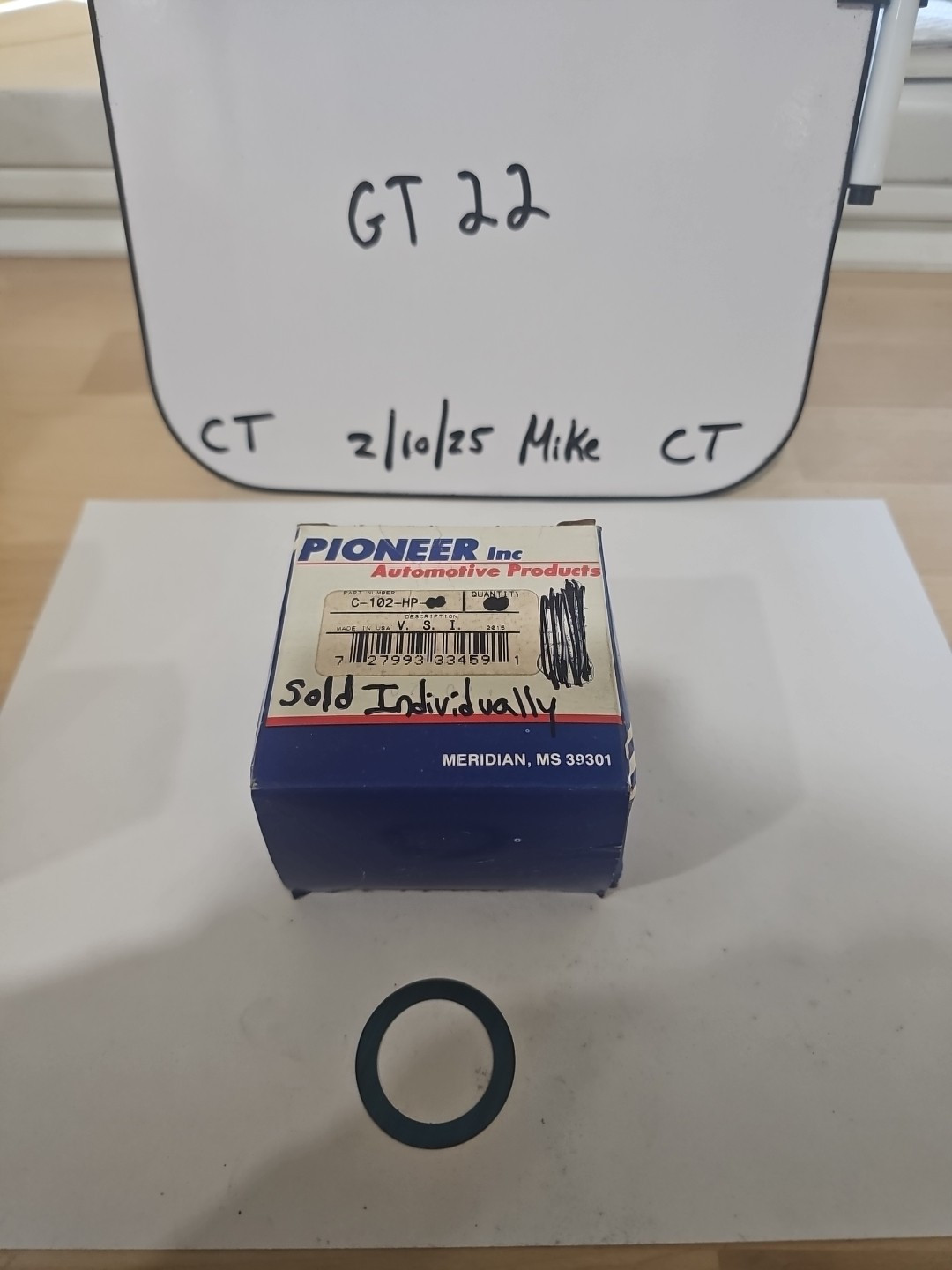 Pioneer Automotive C-102-HP V.S.I. 102 Valve Spring Shims *Sold Separately*