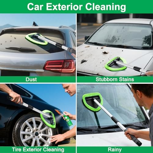 XINDELL 24-inch Windshield Cleaner Tool – Upgrade Large Head Car 24in