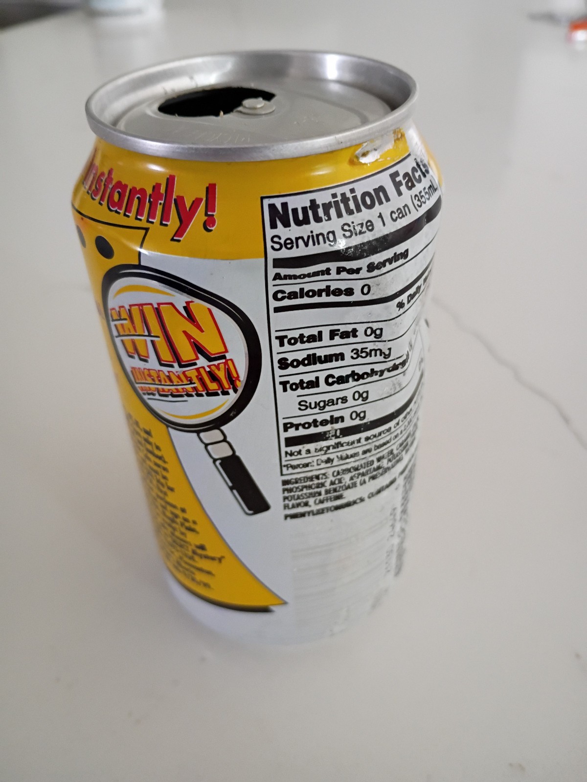 Safeway Select Diet Cola Contest Winning Talking Can