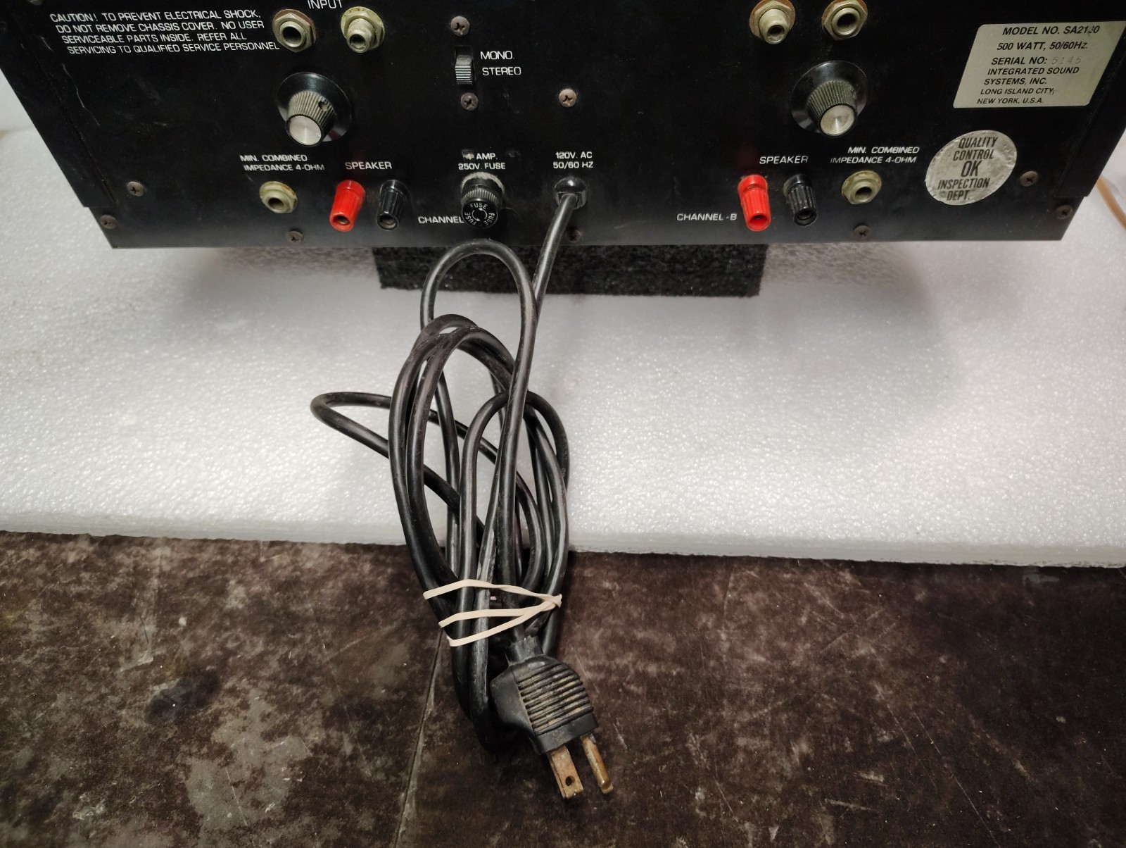 GLI SA-2130 stereo amplifier