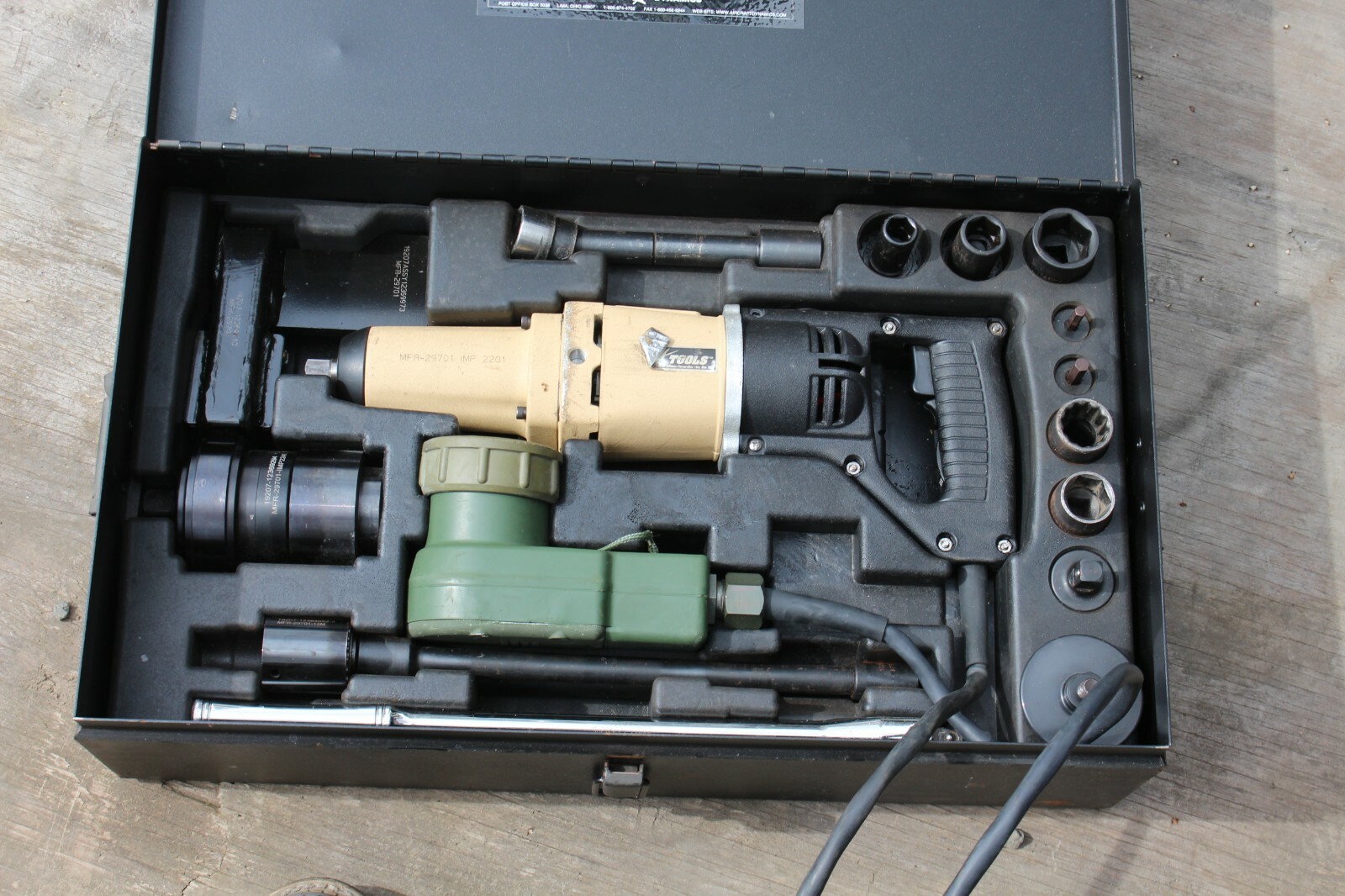 AIRCRAFT DYNAMICS 1/2" ROBOIMPACT ELECTRIC IMPACT WRENCH KIT 19207-12384681