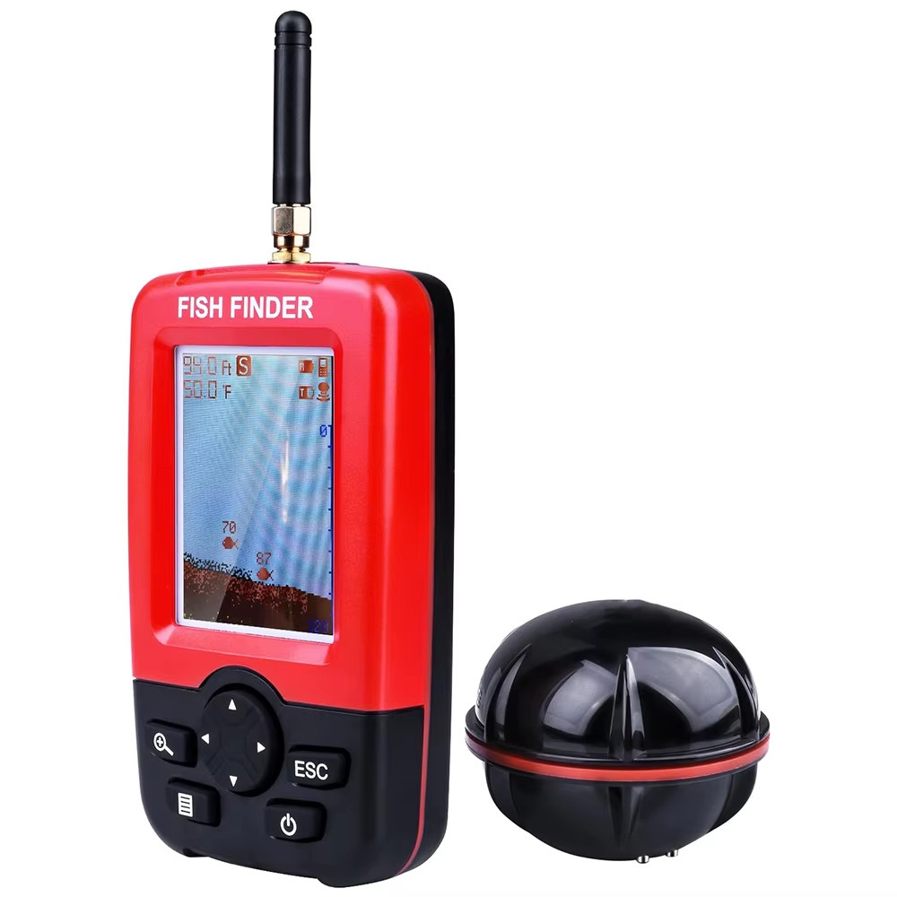 Wireless Sonar Fishing Alert Fish Finder Underwater Echo Sounder Fishing Detecto
