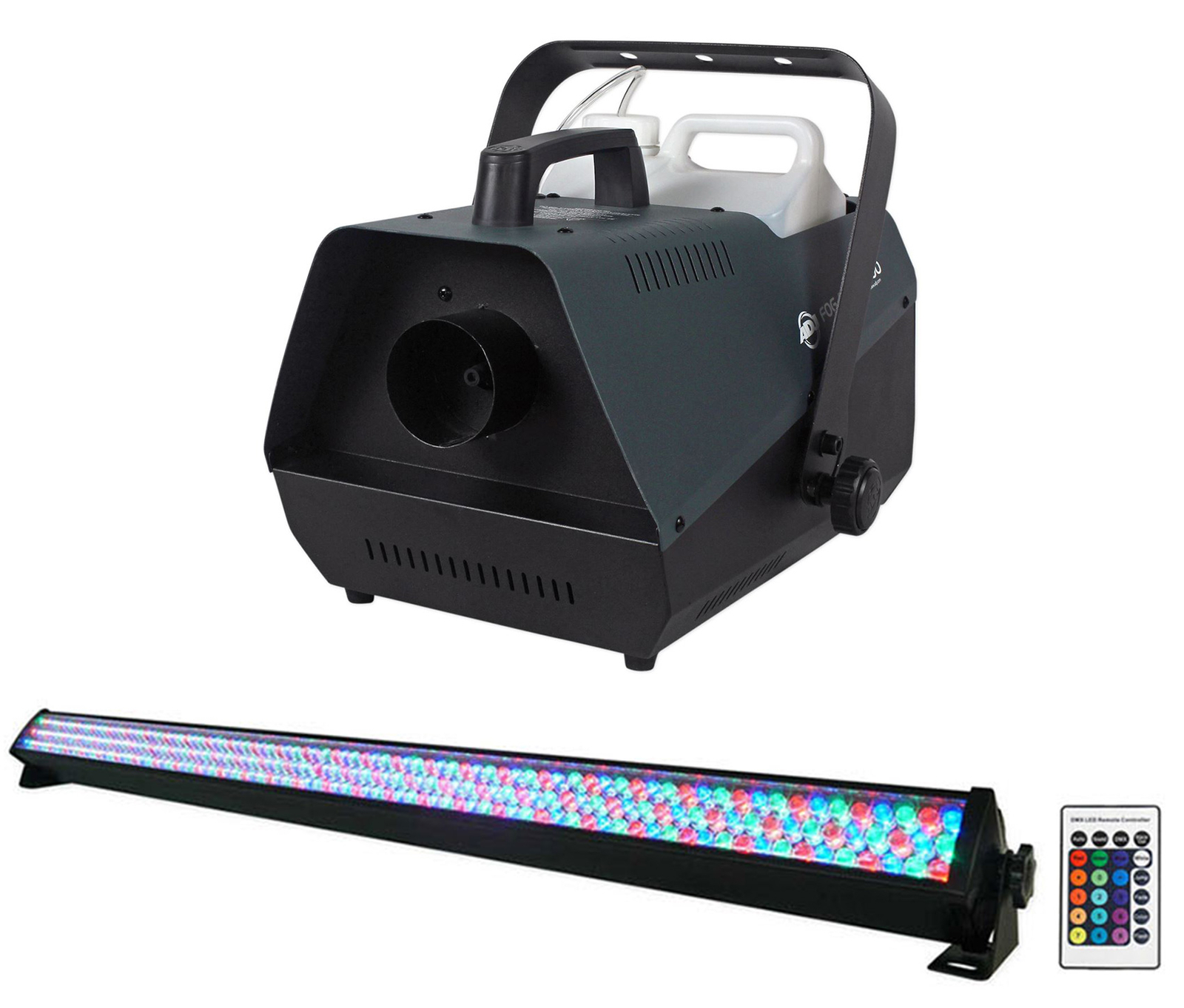 American DJ Fog Fury 3000 Watt High Output DMX Fog Machine w/Remote+ROCKSTRIP