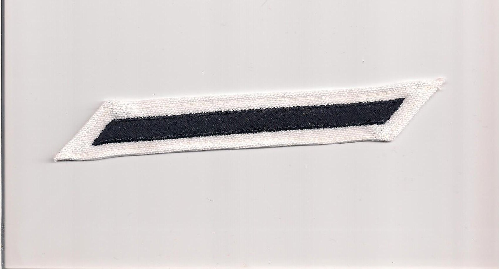 NAVY SERVICE HASHMARKS FOR 4 YEARS SERVICE -  BLACK ON WHITE