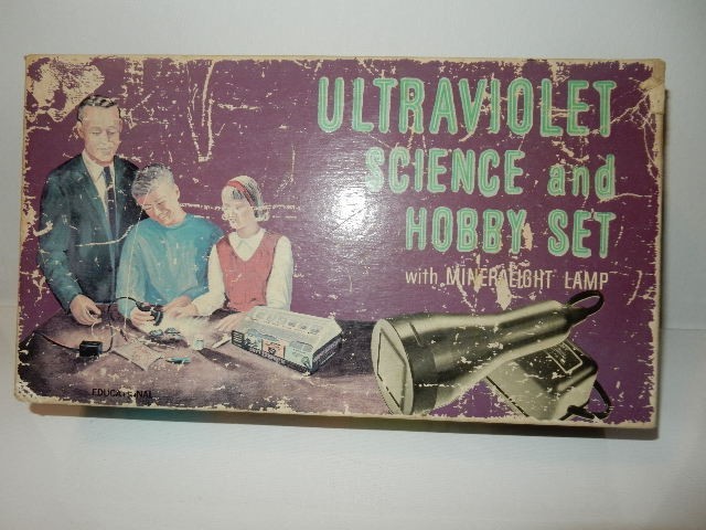 Vintage 1960s Ultraviolet Science & Hobby Set Mineralight Lamp Model NH Tested
