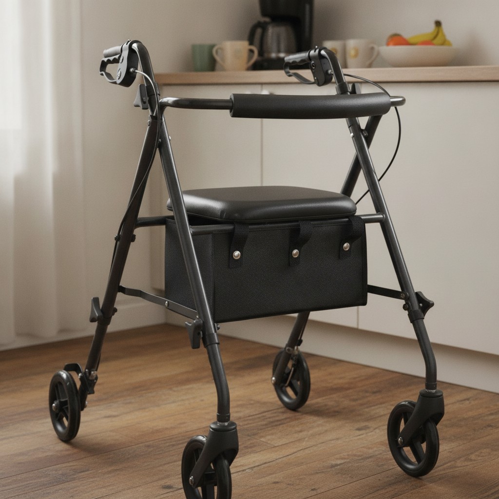 Under Seat Rollator Bag, Walker Basket, Storage for Essentials