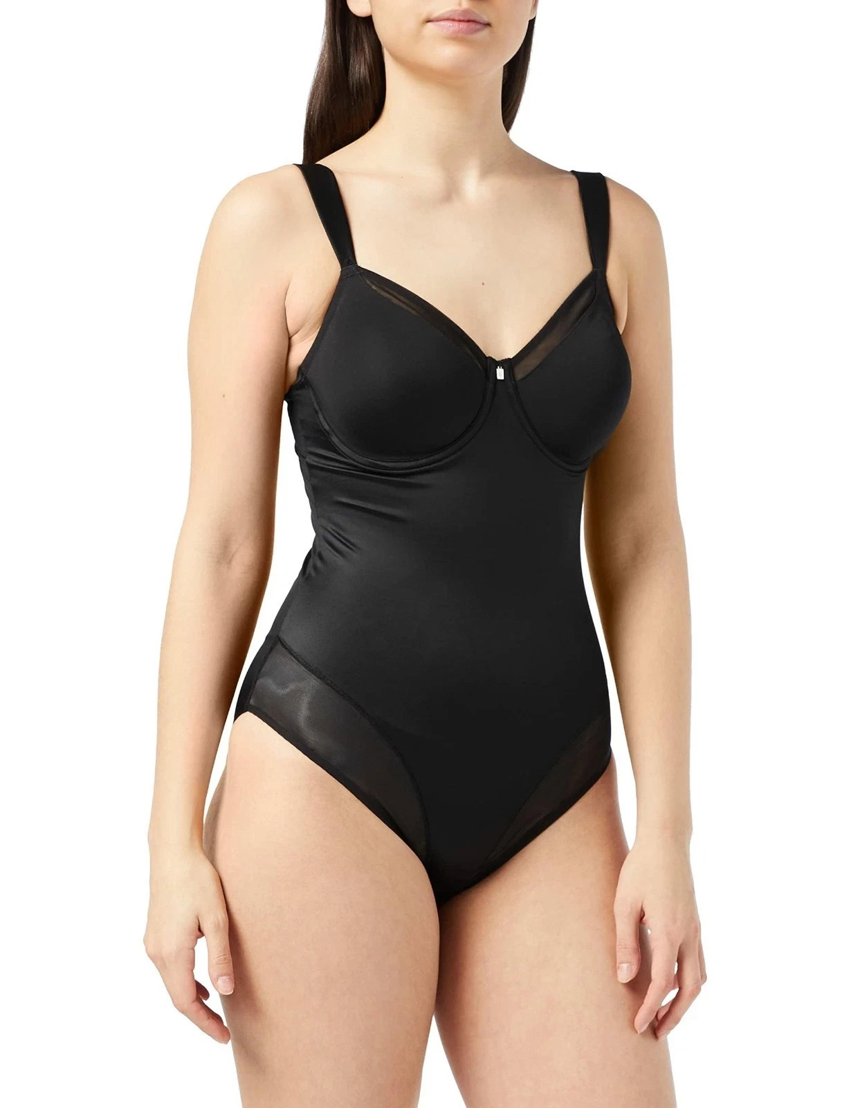 Triumph True Shape Sensation BSW Bodysuit Shapewear Black 36D 10162590
