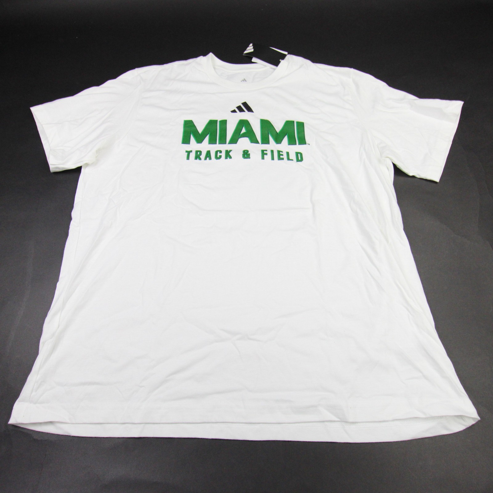 Miami Hurricanes adidas Short Sleeve Shirt Men's New with Tags Multiple Sizes