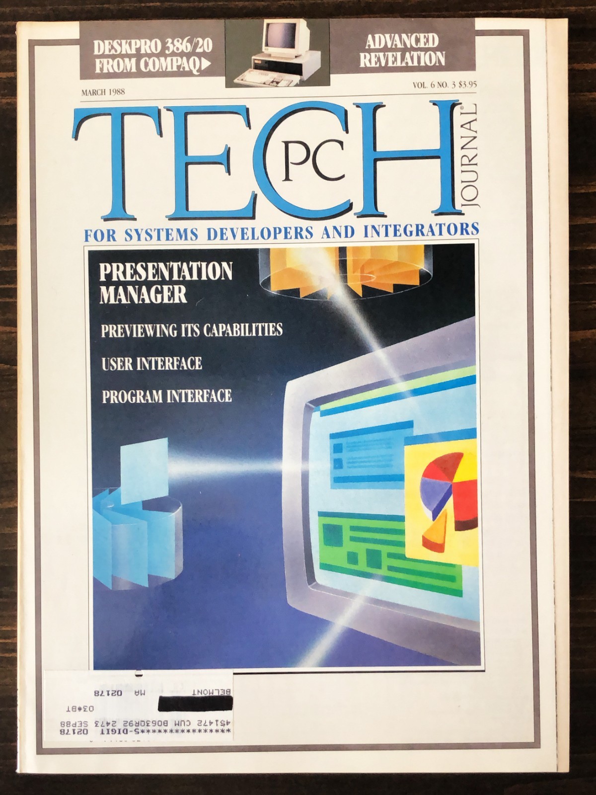 PC Tech Journal Magazine, March 1988, Vol. 6 No. 3  IBM Personal Computer