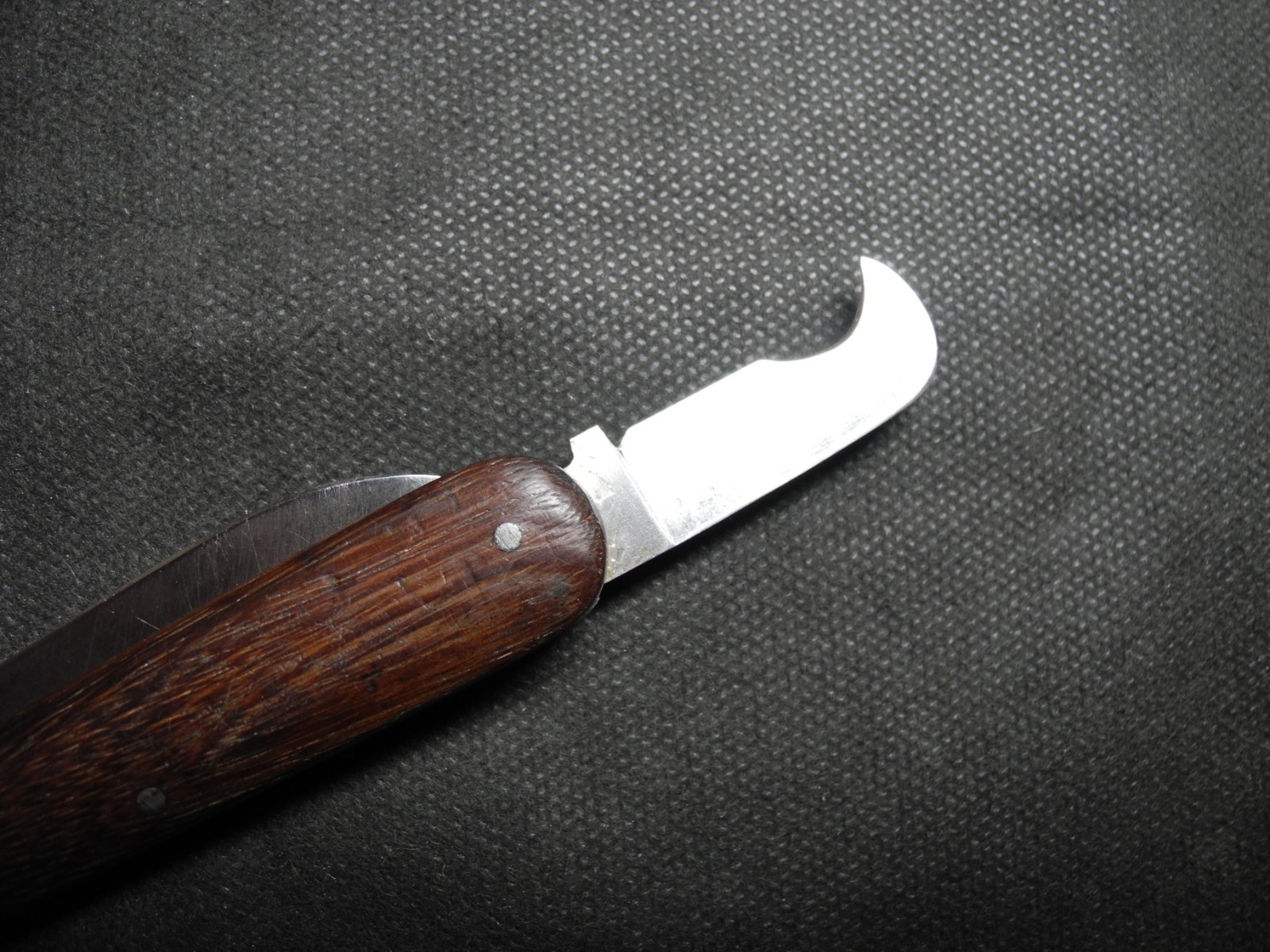 WW2 folding pocket knife "BAYER" "Dreiturm Solingen" of a Wehrmacht soldier