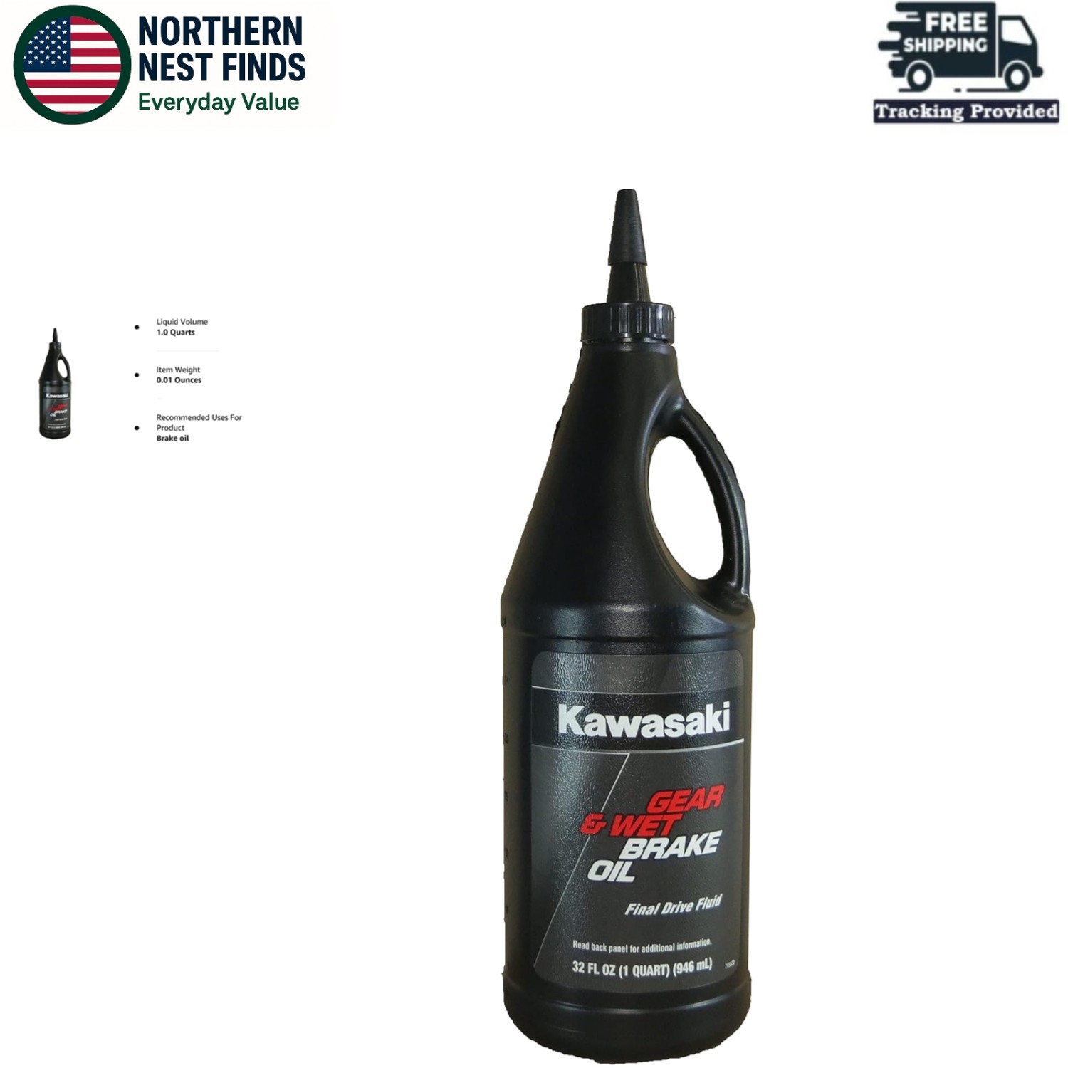 32 oz K61030-004B Wet Brake Oil - Molybdenum Disulfide for Optimal Lubrication