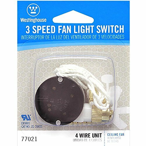 Westinghouse 7702100 3-Speed Fan Switch