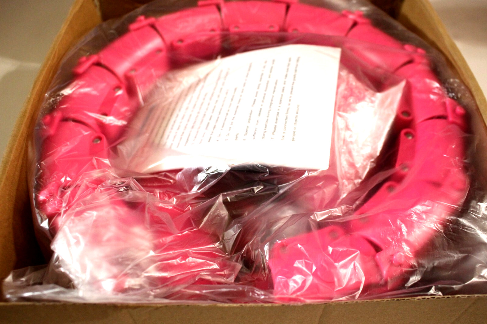 28PINK KNOTS 8107226400 WEIGHTED INTELLIGENT HULA HOOP