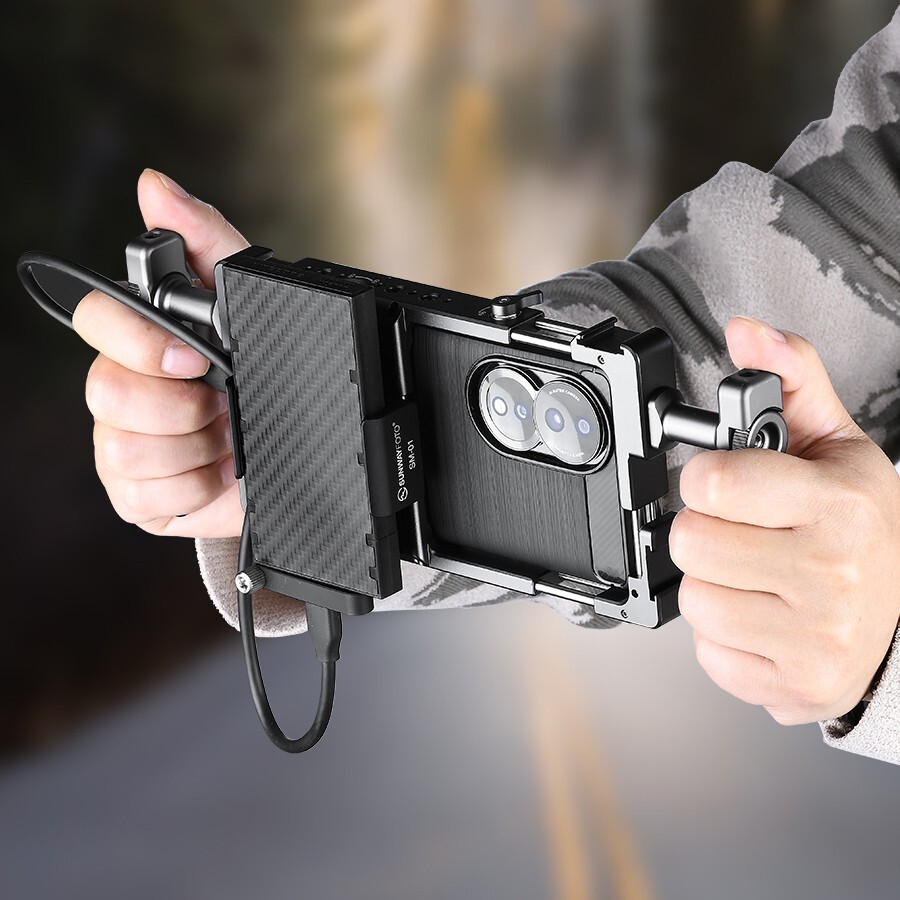 SUNWAYFOTO Mount Bracket Holder for Samsung T5 SSD,Compatible with Camera Cage