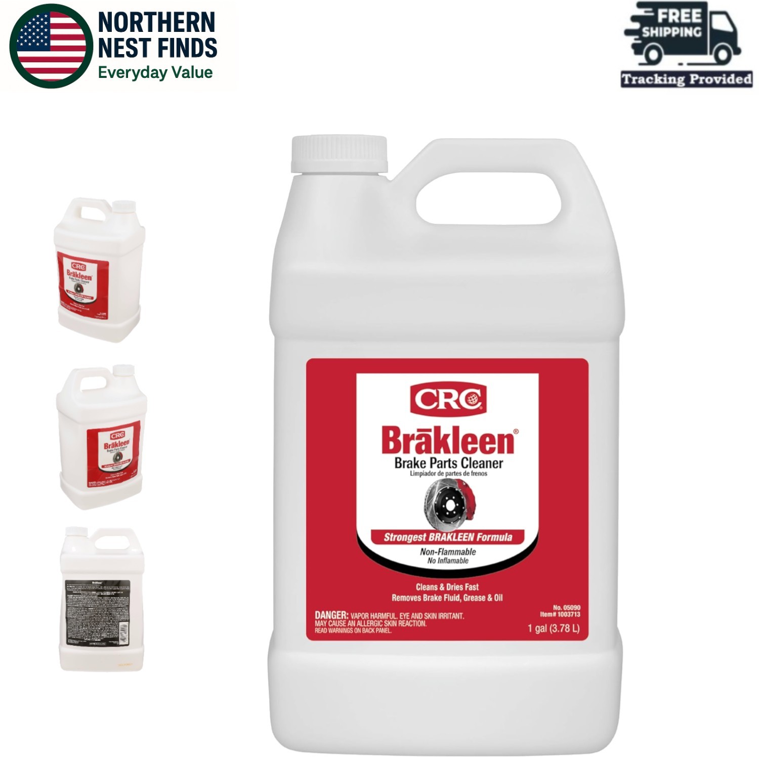 1 Gallon Unscented Brakleen Cleaner - Ideal for All Brake Systems Maintenance