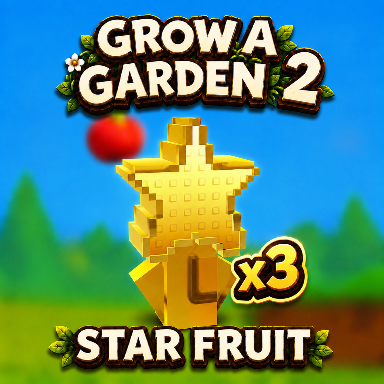⭐ 3x Star Fruit Seed 🌱 Grow 🪴 a Garden 2 🌳