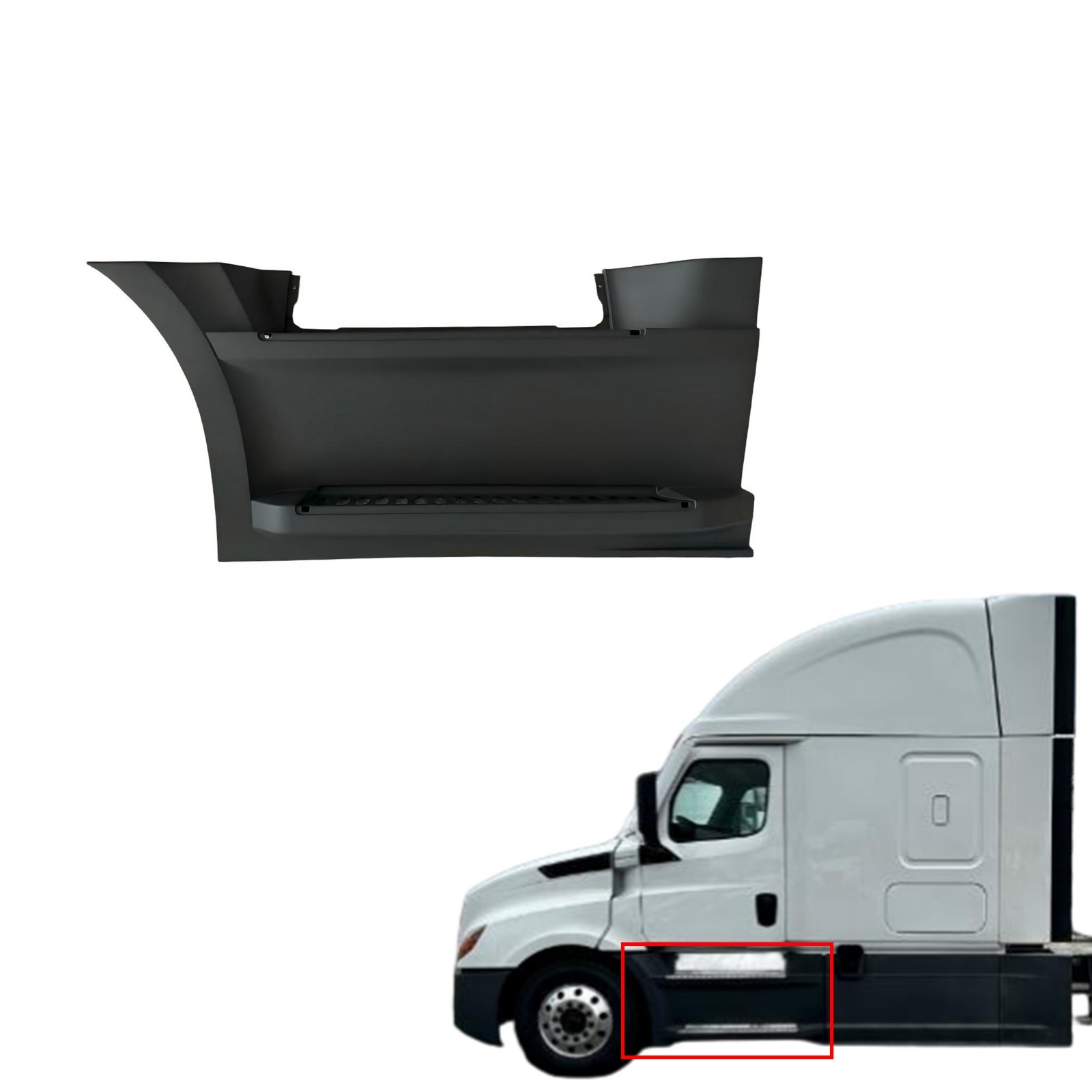 Front Side Fairing Step Panel Driving Side For Freightliner Cascadia 2018-2024