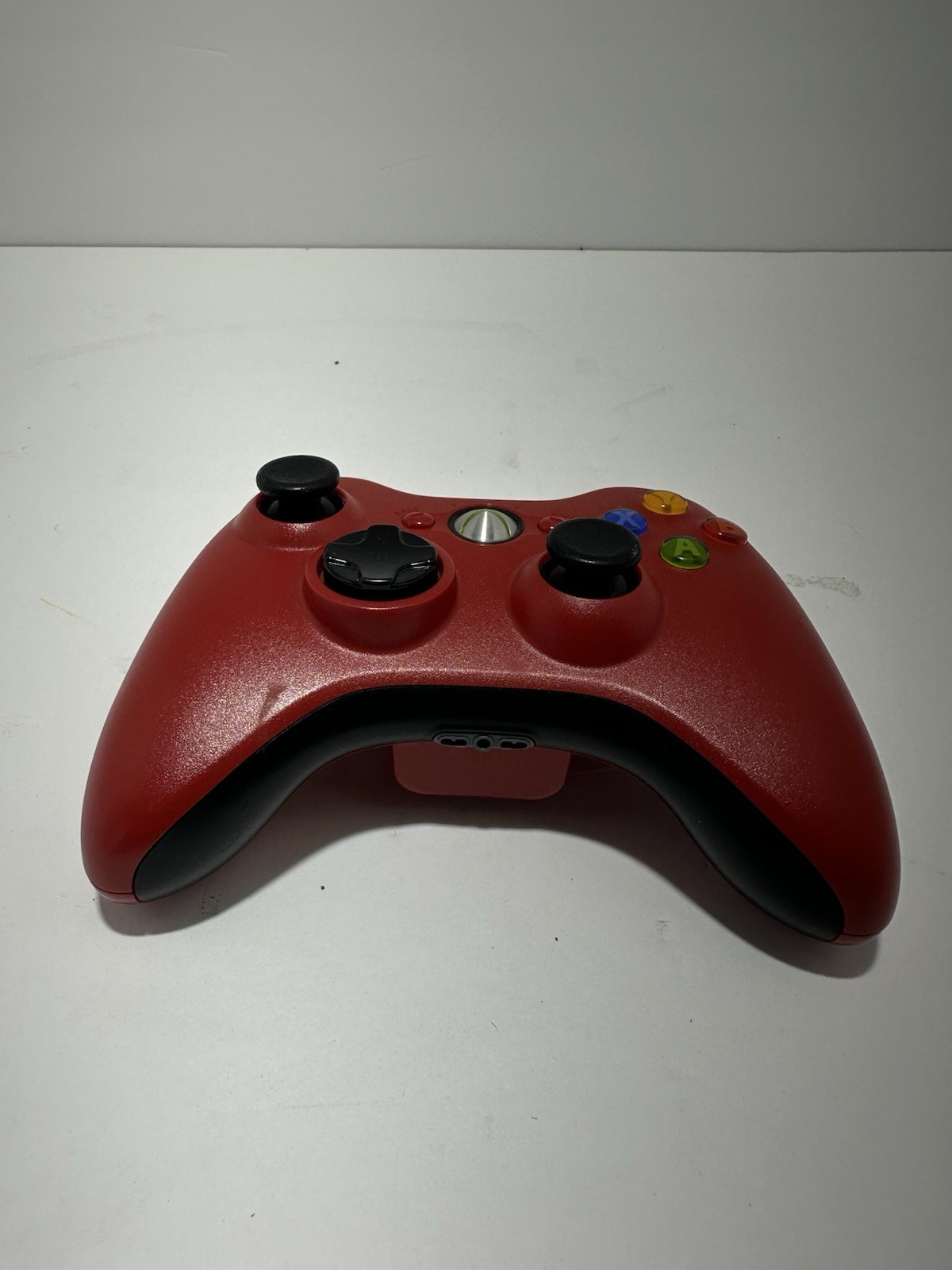 Official Microsoft Xbox 360 Red Wireless Controller! ~ Works Great! ~ Authentic!