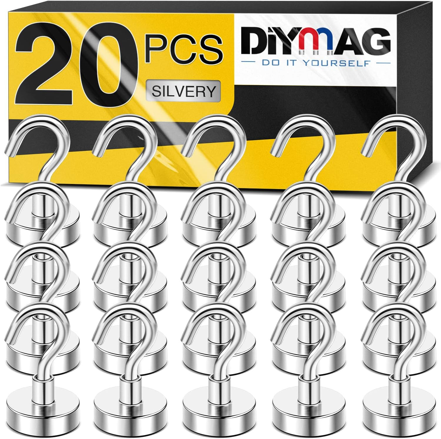 Magnetic Hooks, 30Lbs+ Heavy Duty Magnetic Hooks Cruise for Hanging, Super Stron