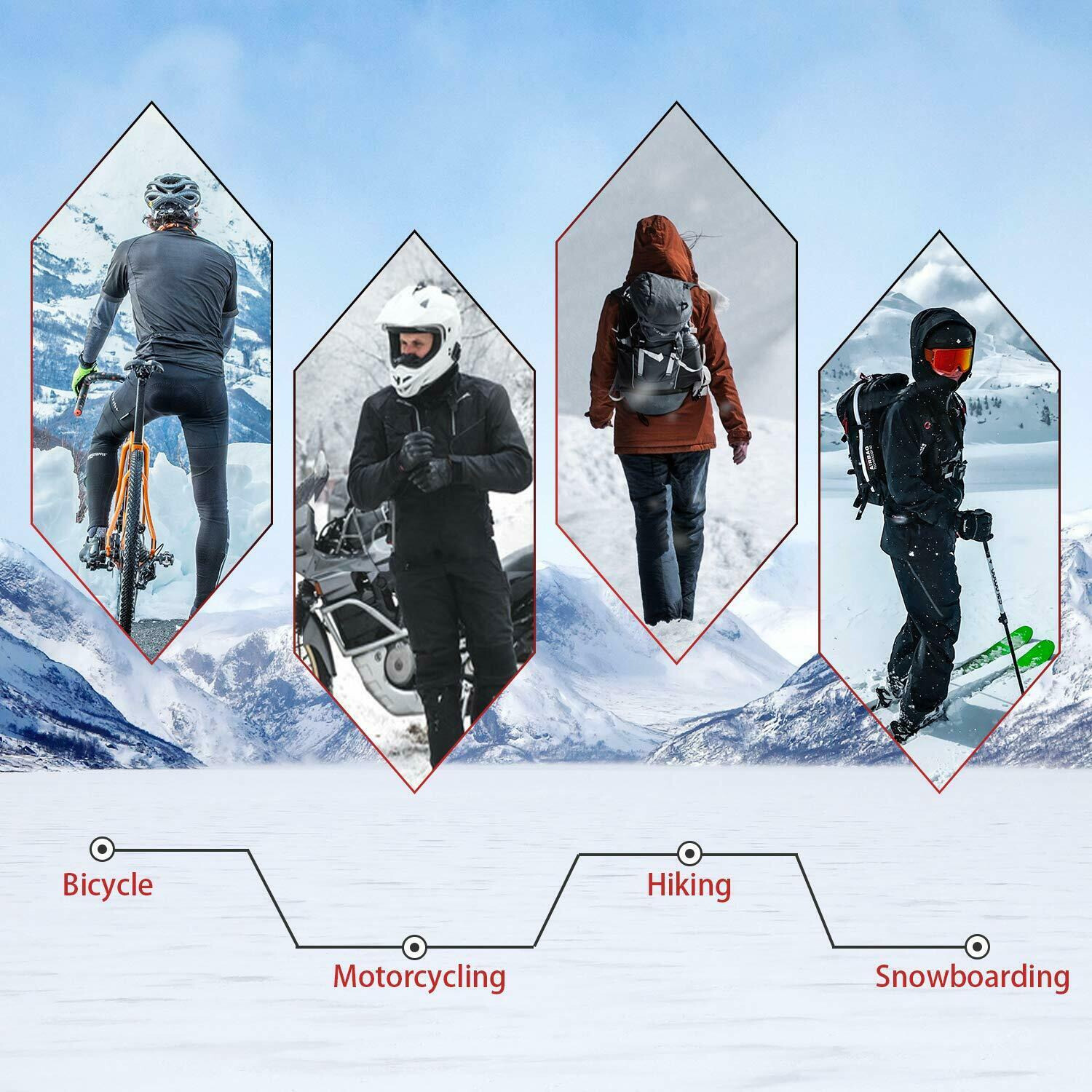Winter Neck Warmer Gaiter Fleece Windproof Face Mask Cover Scarf for Men Women