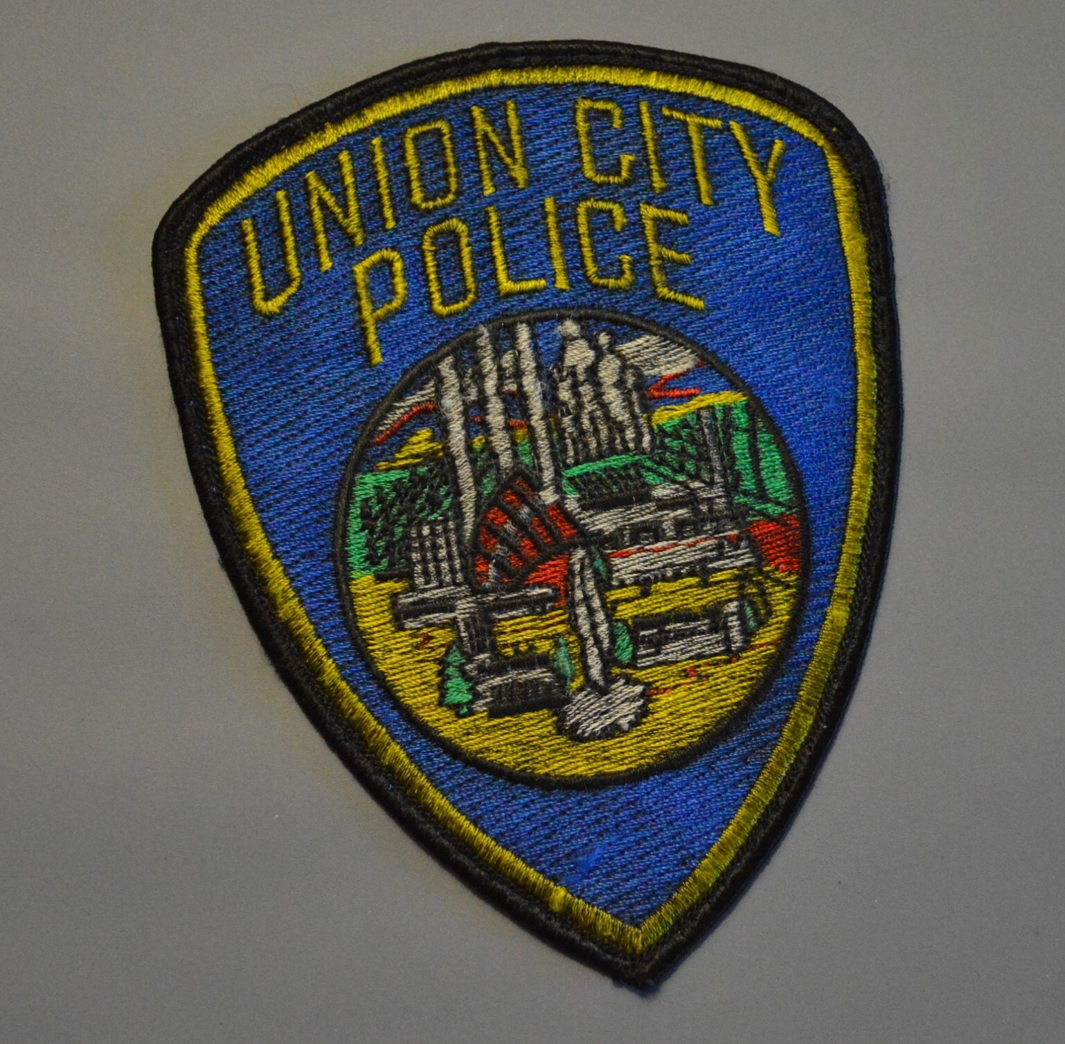 Union City California Police Subdued (Dyed) Patch #1  ++ CA
